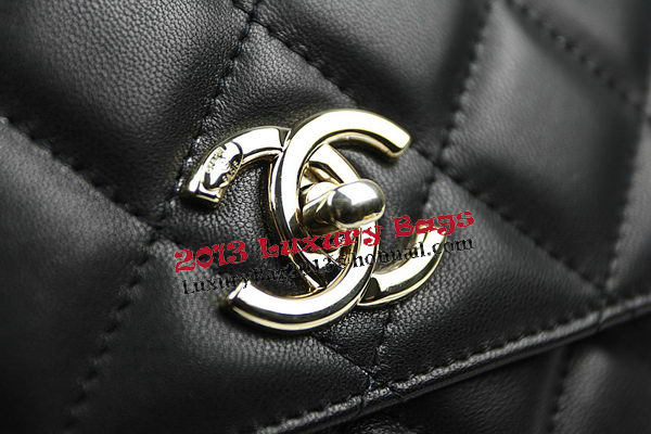 Chanel Classic Top Flap Bag Original Sheepskin Leather CHA92236 Black