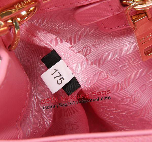 Prada Saffiano Leather Tote Bag BN1801 Pink