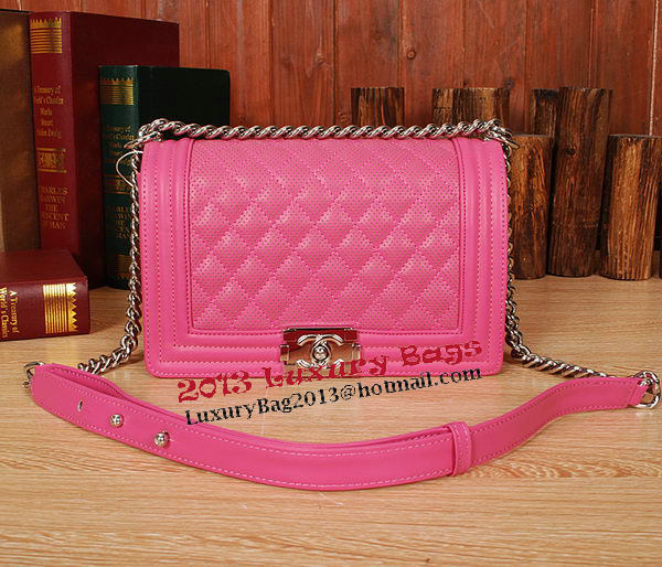 Chanel Boy Flap Shoulder Bag Original Leather A6870 Rose