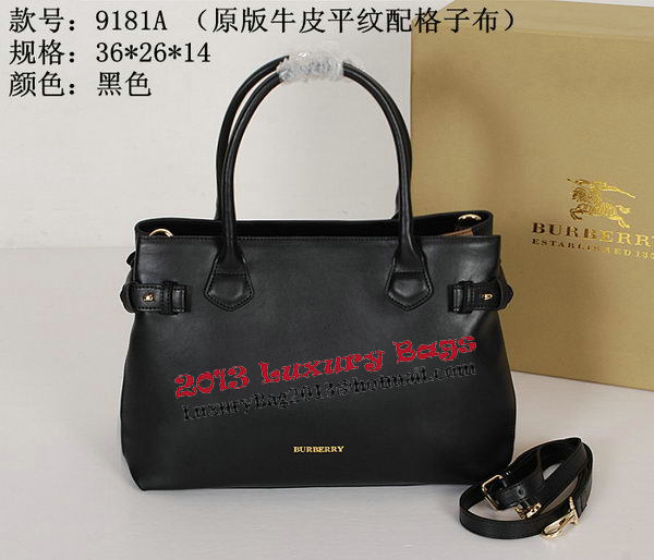 BurBerry Tote Bag Bag in Original Leather 9181A