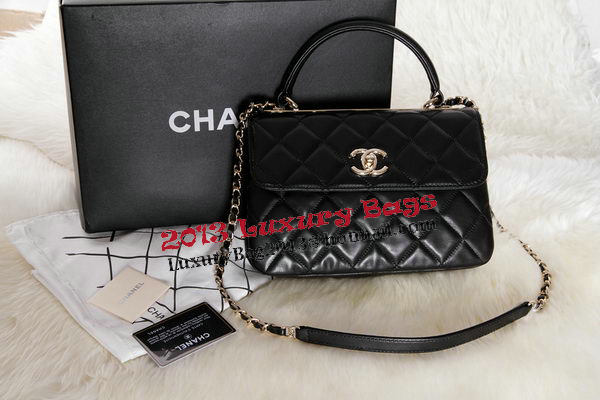 Chanel Original Lambskin Embellished Flap Bag CHA92237 Black