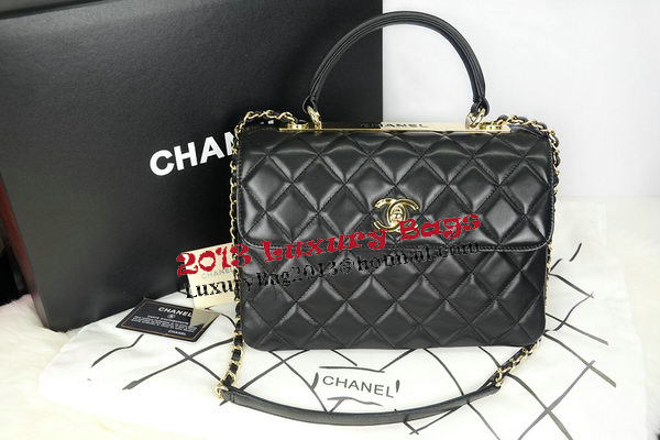 Chanel Original Lambskin Embellished Flap Bag CHA92238 Black