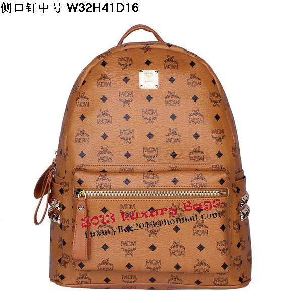 MCM Medium Stark Backpack MC2446 Wheat