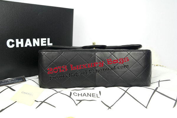 Chanel Jumbo Double Flaps Bag Black Original Leather A36097 Gold