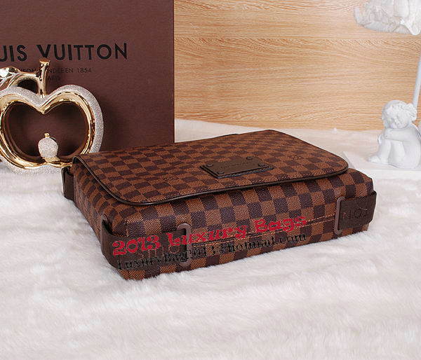 Louis Vuitton Damier Ebene Canvas Brooklyn MM N51211