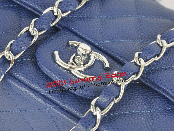 Chanel mini Classic Flap Bag Royal Cannage Pattern 1115 Silver