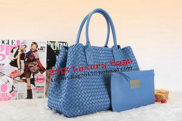 Bottega Veneta Cabat Medium Tote Bags BV5211 Light Blue