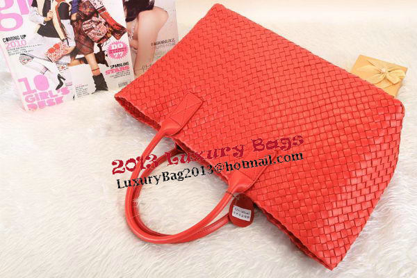 Bottega Veneta Cabat Medium Tote Bags BV5211 Red