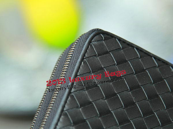 Bottega Veneta Intrecciato Calfskin Wallet BV1889 Black