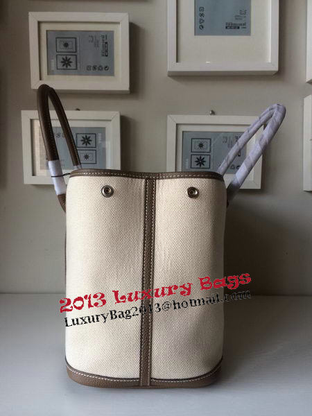 Hermes Garden Party 36CM Bag Canvas Leather H11M Grey