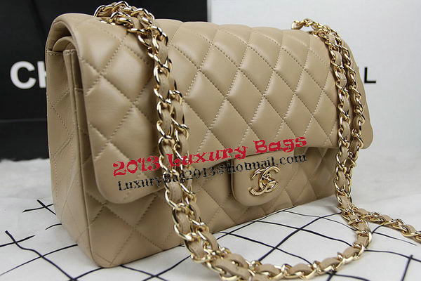 Chanel Classic Flap Bag Apricot Original Leather CF1113 Gold