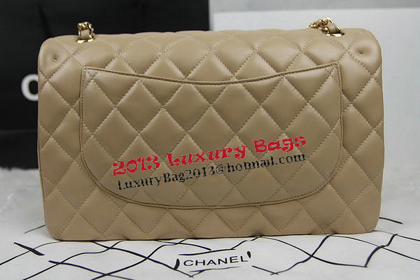 Chanel Classic Flap Bag Apricot Original Leather CF1113 Gold