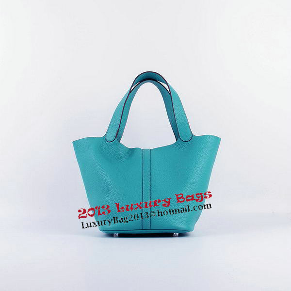 Hermes Picotin Lock PM Bag in Clemence Leather H8615 Green