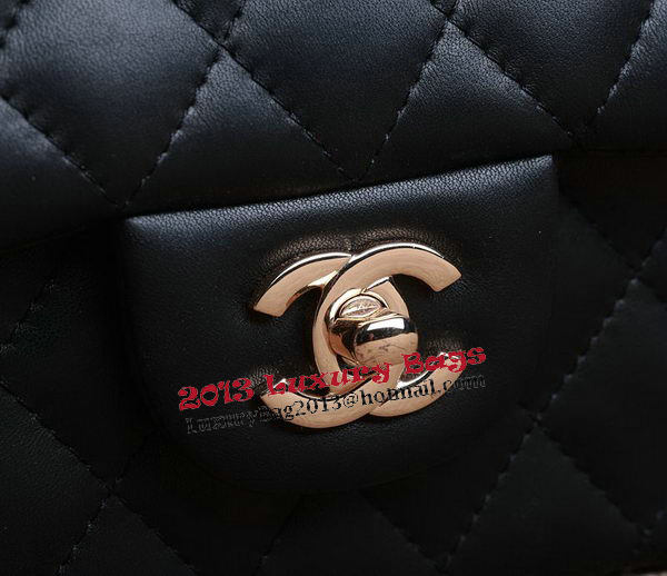 Chanel 2.55 Series Bag Original Black Sheepskin CHA1112 Gold