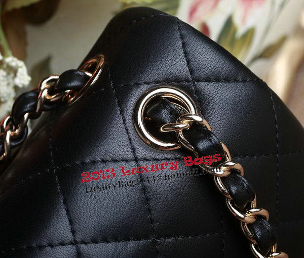 Chanel 2.55 Series Bag Original Black Sheepskin CHA1112 Gold