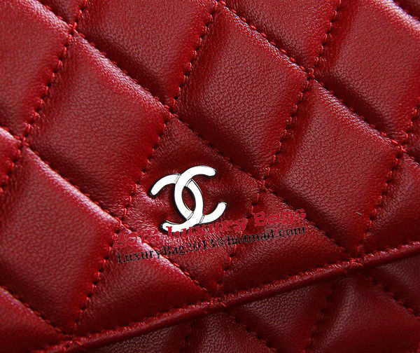 Chanel Matelasse Wallet Sheepskin Leater A31557 Red