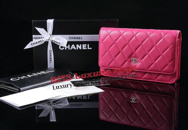 Chanel Matelasse Wallet Sheepskin Leater A31557 Rose