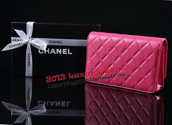 Chanel Matelasse Wallet Sheepskin Leater A31557 Rose