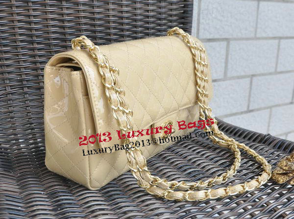 Chanel 2.55 Series Bag Apricot Sheepskin Leather CHA1112 Gold