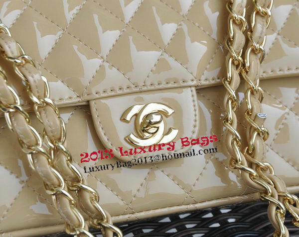 Chanel 2.55 Series Bag Apricot Sheepskin Leather CHA1112 Gold