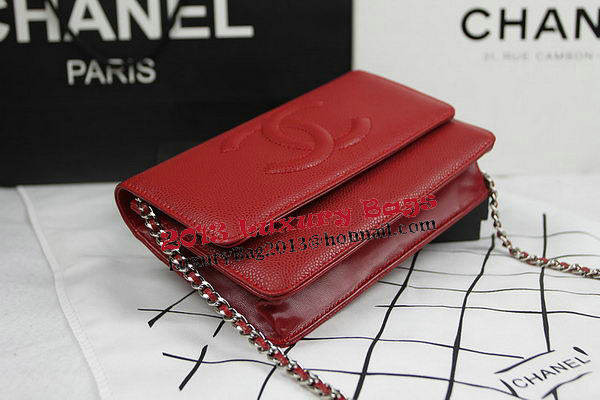 Chanel Original Leather mini Flap Bags A48654 Red