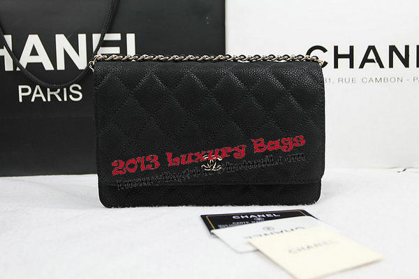 Chanel mini Flap Bag Original Suede Leather A33814 Black