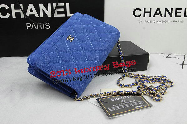 Chanel mini Flap Bag Original Suede Leather A33814 Blue