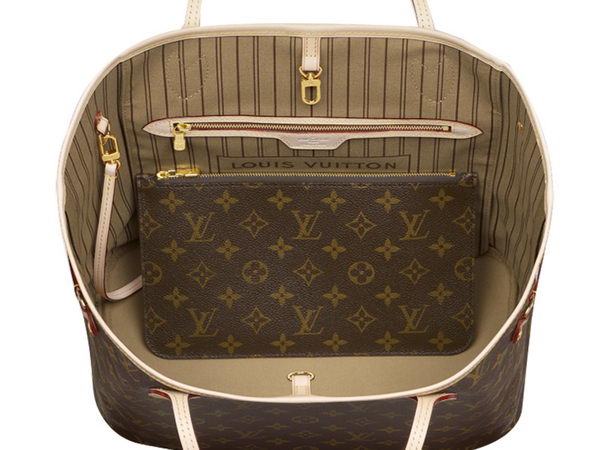 LOUIS VUITTON M40995 MONOGRAM CANVAS NEVERFULL MM BEIGE