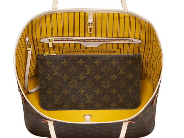 LOUIS VUITTON M40997 MONOGRAM CANVAS NEVERFULL MM MIMOSA