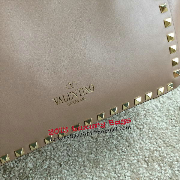 Valentino Garavani Rockstud mini Tote Bag Original Leather VG1916 Beige