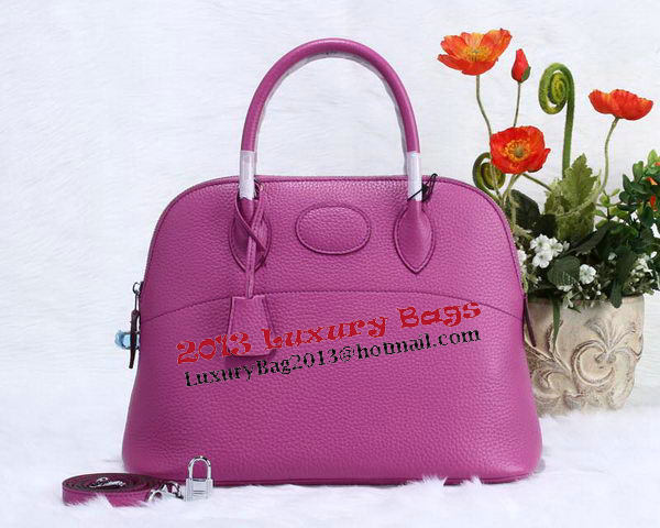 Hermes Bolide 31CM Calfskin Leather Tote Bag H509083 Lavender