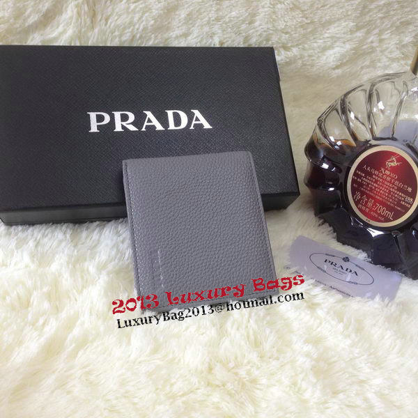 Prada Grainy Calf Leather Men Wallet 2M0513