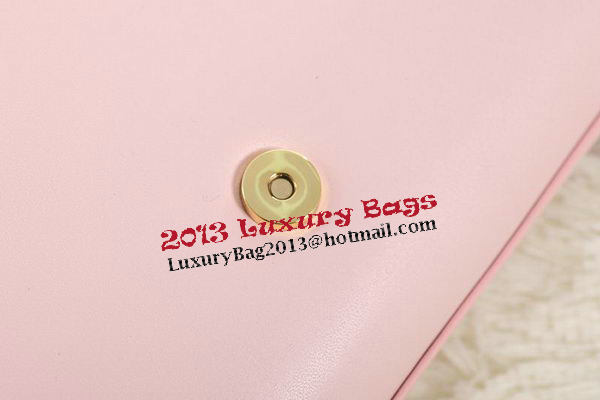 Saint Laurent Classic Monogramme Clutch Original Leather Y5486 Pink