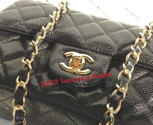 Chanel Classic Flap Bags black Original Cannage Patterns A1116 Gold