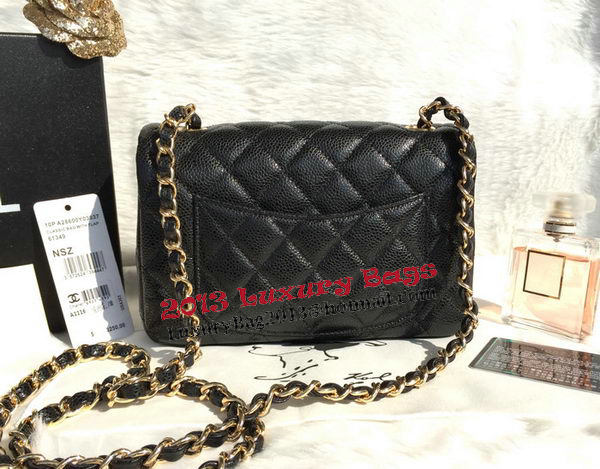 Chanel Classic Flap Bags black Original Cannage Patterns A1116 Gold