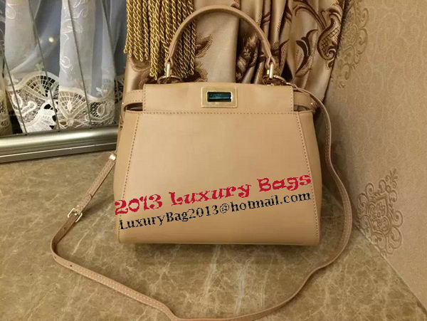 Fendi mini Peekaboo Bag Original Leather 55211 Beige