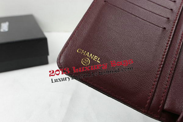 Chanel Bi-Fold Wallet Black Original Cannage Pattern A31509 Gold