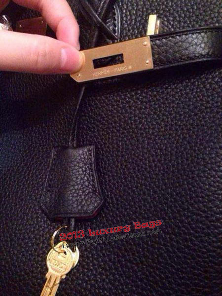 Hermes Birkin 35CM 30CM Tote Bag Grainy Leather H35H30 Black