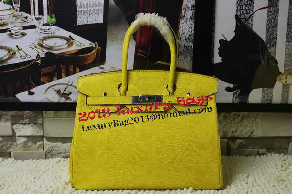 Hermes Birkin 35CM 30CM Tote Bag Lizard Leather H35H30 Yellow