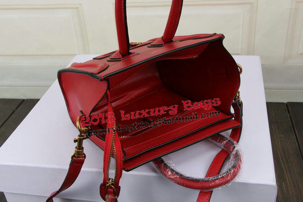 Celine Luggage Nano Bag Original Leather CTS3309 Red