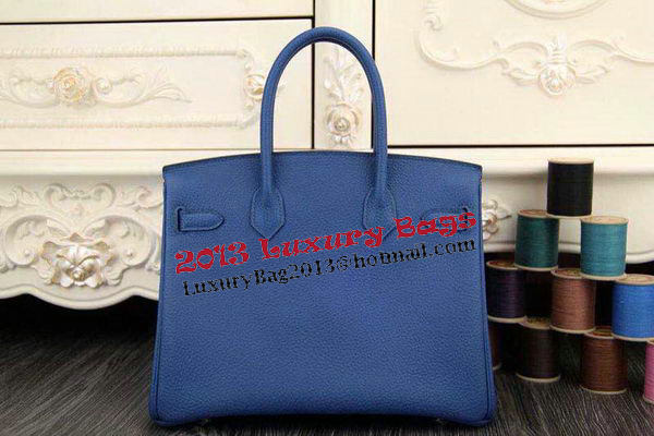 Hermes Birkin 35CM 30CM Tote Bag Original Leather HB35O Blue