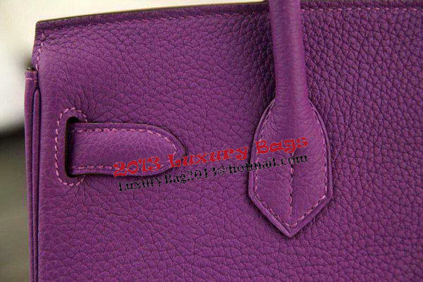 Hermes Birkin 35CM 30CM Tote Bag Original Leather HB35O Purple