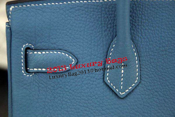 Hermes Birkin 35CM 30CM Tote Bag Original Leather HB35O SkyBlue