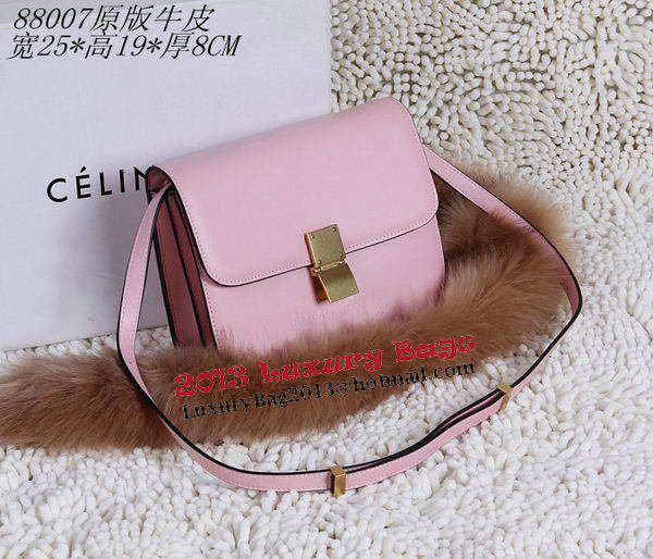 Celine Classic Box Small Flap Bag Calfskin C88007T Pink