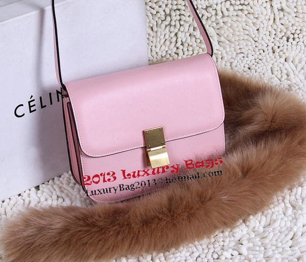 Celine Classic Box Small Flap Bag Calfskin C88007T Pink