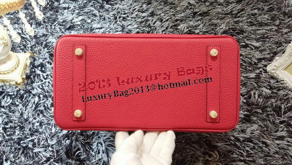 Hermes Birkin 30CM Tote Bags Litchi Leather H30LI Rose