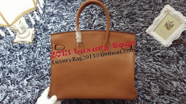 Hermes Birkin 35CM Tote Bag Litchi Leather HB35GL Wheat