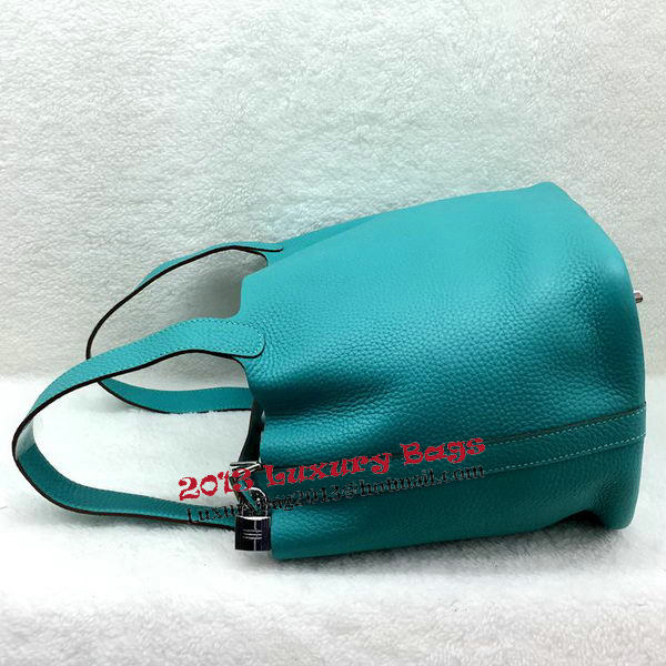 Hermes Picotin Lock 22cm Bags Litchi Leather HPL1048 Green