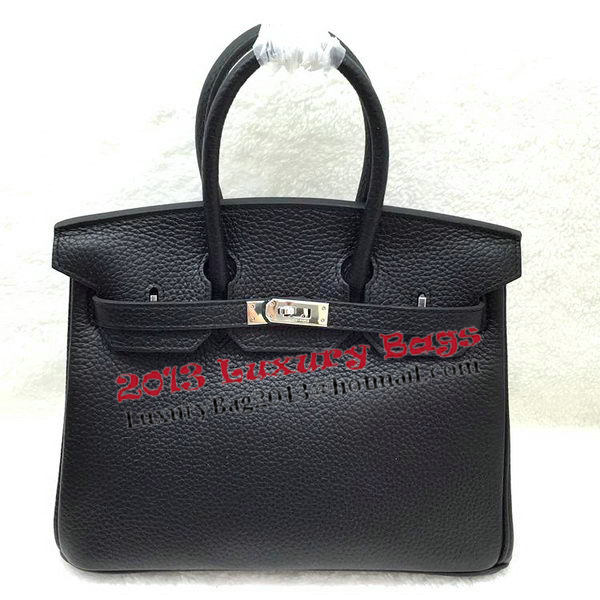 Hermes Birkin 25CM Tote Bag Original Leather H25T Black