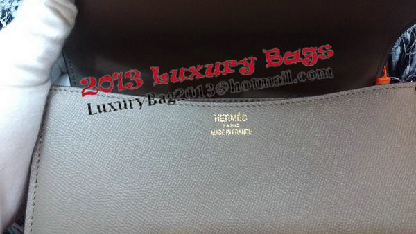 Hermes Constance Bag Litchi Leather H9998 Grey